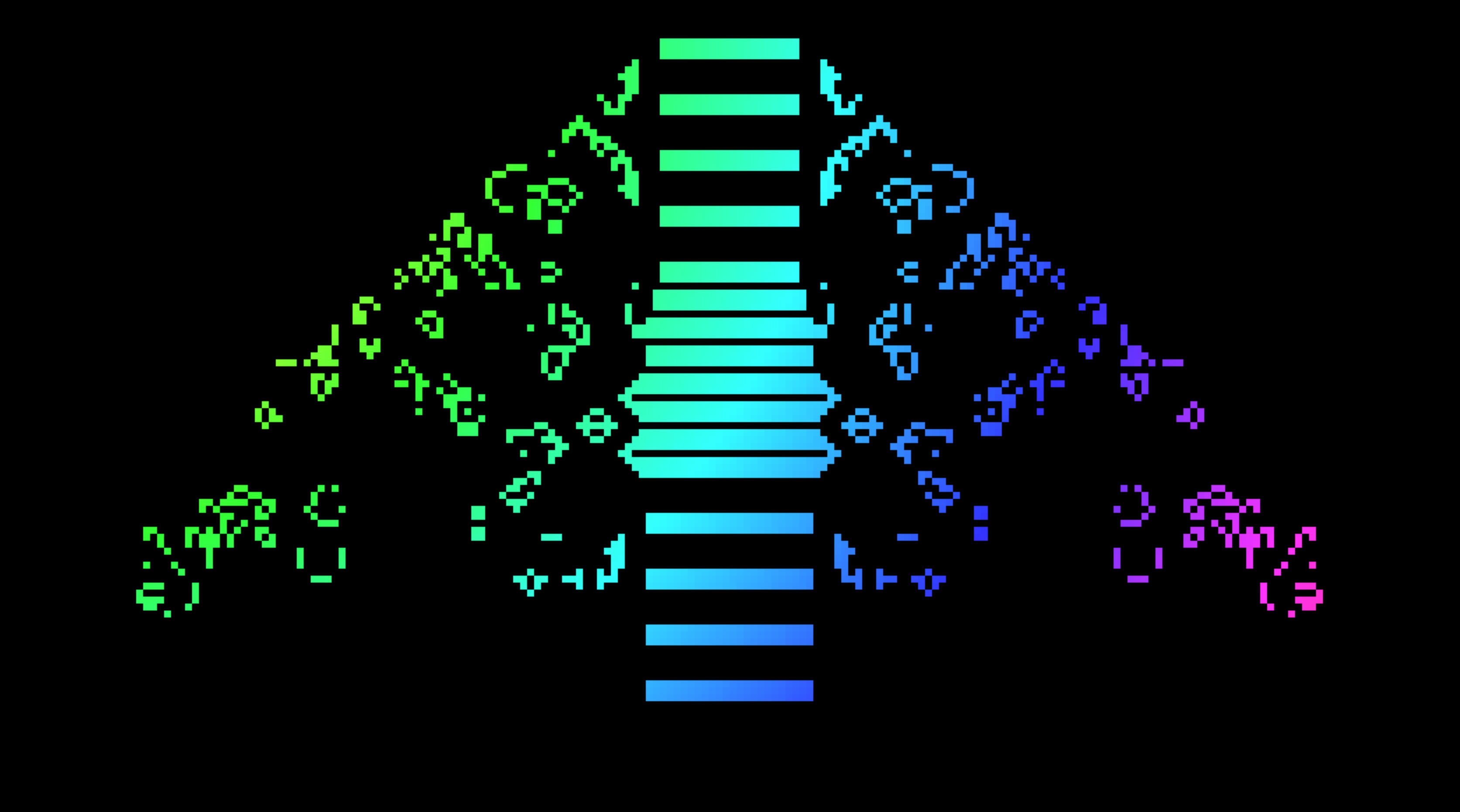 a picture of the rainbow world